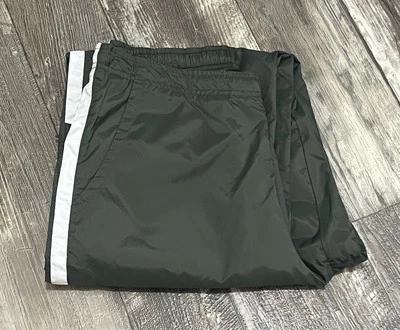 复古耐克运动裤女式大号拉链踝侧条纹刺绣 Swoosh — 第 1/4 张图片