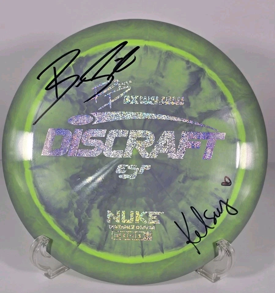 Discraft Paige Pierce 5X ESP Nuke Signed By Brodie Smith And His Wife Kelsey - Image 1 of 3