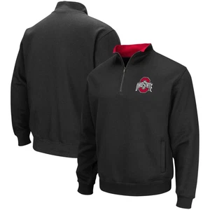 Herren Colosseum schwarz Ohio State Buckeyes Tortugas Viertelreißverschluss Jacke - Bild 1 von 3