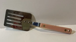 Vintage Feuerstein Pfeilspitze Vanadium KURZ geschlitzter Spatel 9,5" USA rosa Griff MANGELHAFT - Bild 1 von 10