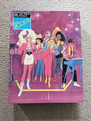 Vintage 1987 Barbie and the Rockers 100 Pc Jigsaw Puzzle Unopened  - Image 1 of 4