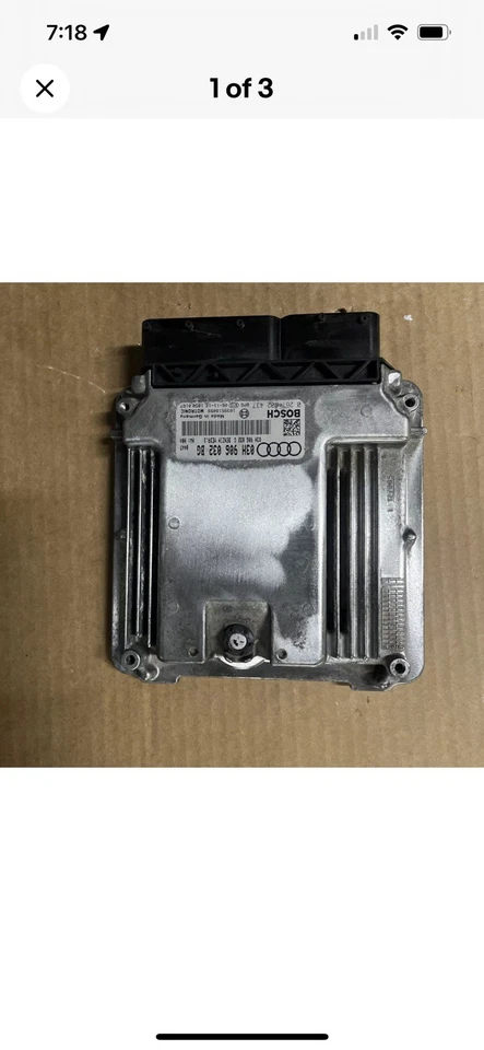 Audi Q7 V6 2007 3,6 L ECU ECM PCM módulo motor unidad informática # 03H906032BG Foto 1 de 3