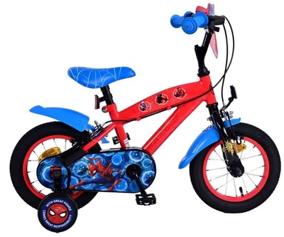 12 Zoll Kinder Jungen Fahrrad Rad Disney Kinderfahrrad Bike Rad Marvel Spiderman - Bild 1 von 4