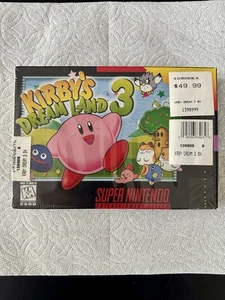 Kirby's Dream Land 3 (Super Nintendo, 1997) quasi nuovo CIB, pulito, testato, leggere bene! - Foto 1 di 20