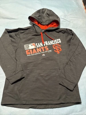 San Francisco Giants Hoodie, Black/Gray Men’s, Size Medium Authentic Collection - Image 1 of 4