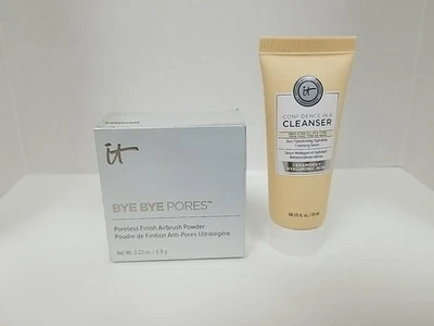IT Cosmetics Bye Bye Pores Poreless Finish Airbrush Powder + Travel Sz Cleanser - Image 1 of 4