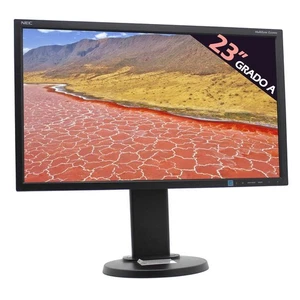 Nec E233wm-Bk Monitor Schermo Display Lcd 23" Full Hd 16:9 Dvi Vga Dp - Picture 1 of 5