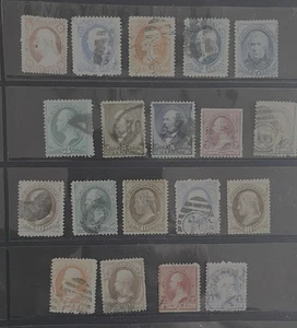 EE. UU. - Grupo pequeño del siglo XIX con #26 146 215 216 - Excelente estado - Imagen 1 de 5