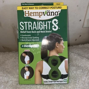 Hempvana Straight 8 voll verstellbarer Haltungskorrektor - Einheitsgröße - NEU - Bild 1 von 2