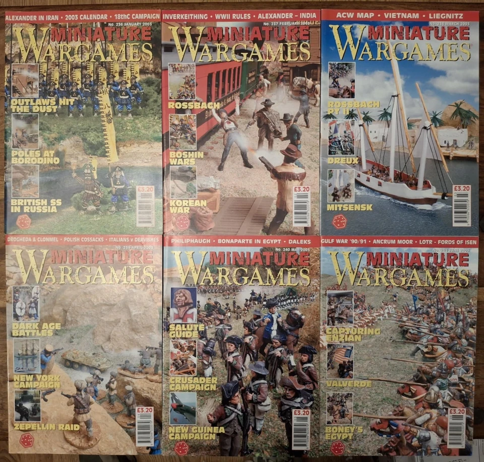 Rivista Wargames in miniatura, da gennaio a giugno 2003, 236-241 - Immagine 1 di 1