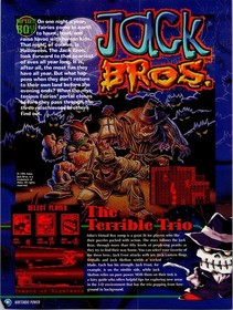 Atlus Jack Bros. Virtual Boy Game Ad Nintendo Power Magazine 1995 Print
