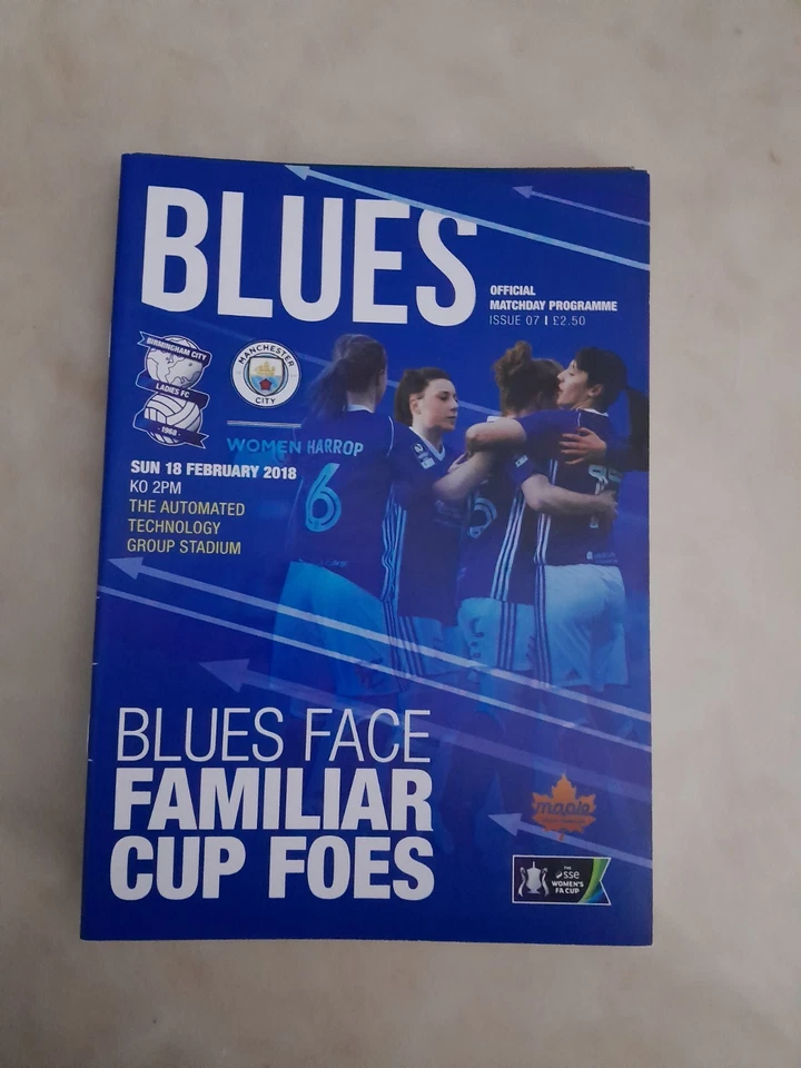 BIRMINGHAM CITY LADIES V MANCHESTER CITY WOMEN ( SUNDAY 18TH FEBRUARY 2018 ) - Image 1 of 1