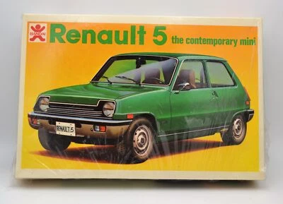 DIE CAST " RENAULT 5 THE CONTEMORARY MINI "  BANDAI KIT  1/20 - Immagine 1 di 2