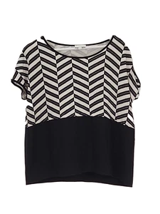 Witchery Top Short Sleeve Oversized Cropped Womens Size S - Picture 1 of 9