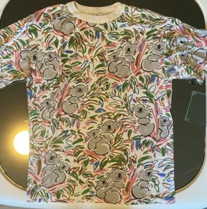 VINTAGE 19896 KEN DONE Koala Camo AUSTRALIA POP ART T SHIRT M MAMBO - Picture 1 of 4