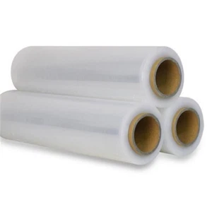 Avvolgitore termoretraibile calibro 18" x 1000' 80 elastico 4 rotoli premium trasparente forte protezione - Foto 1 di 9