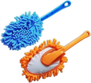 STAUBWISCHER 30cm mit Microfaser Bezug Chenille Staubmagnet Wedel Staubwedel 20 - Bild 1 von 5