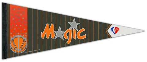 ORLANDO MAGIC Retro City Edition NBA 75th Anniversary Premium Felt PENNANT Cover