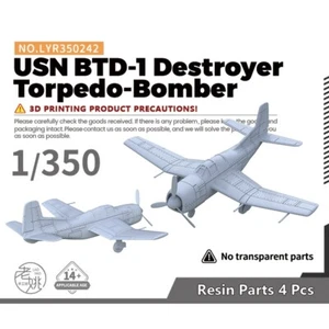 Yao's Studio LYR350242 1/350 Modelo Militar USN BTD-1 Destructor Torpedo-Bombardero - Imagen 1 de 7