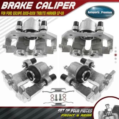 4x Front & Rear Brake Calipers for Ford Escape 2005-2008 Tribute Mariner 07 08 - Image 1 of 4