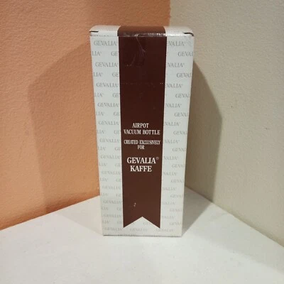 Gevalia Kaffe Airport Vacuum Bottle Model #TG-719ET 1-8 Liter (60 oz) New Read - Image 1 of 3