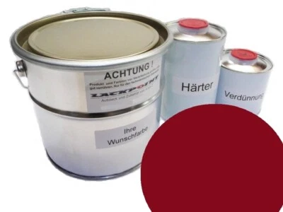 1 Liter Set 2K Car Paint for Suitable Suzuki 37V Medium Red No Clear Varnish La - Image 1 of 2