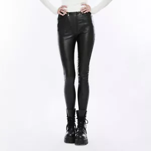 Punk Rave Self Control Broek Trousers Gothic Rock Fetish OPK-149 SIZE XS - Foto 1 di 12