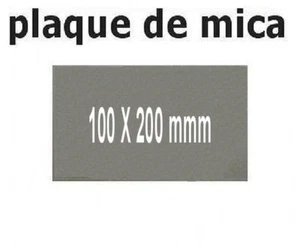 Plaque de MICA à découper 100 X 200 mm pour MICRO ONDE - Picture 1 of 1
