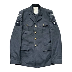 Vintage RAF No 1 Blau Wolle Militaria Uniform Herren Blazer Jacke 40" 100R - Bild 1 von 9