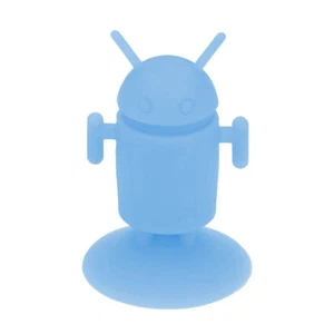 Roboterförmiger Silikonständer Android - HellblauesBleu - Bild 1 von 2