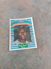 1991 Kellogg's Corn Flakes Baseball Greats Hank Aaron Motion Card