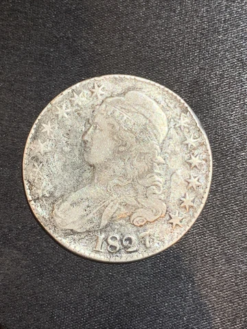1827 Bust Half Dollar Square L Cover