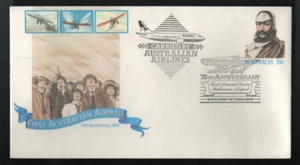 1989 Ann. 1st Australian Airmail Carried by Australian Airlines Cover PSE - Picture 1 of 1