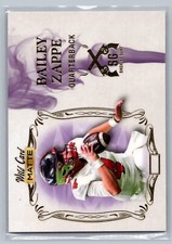 2022 Wild Card Matte #SG-1 Bailey Zappe Smoking Guns White/Purple