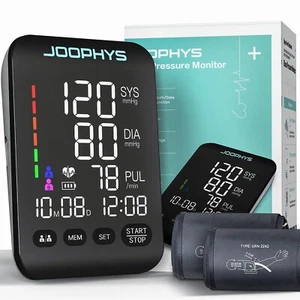 Blood Pressure Monitor Upper Arm, Automatic Digital Upper Arm Blood Pressure Mon - Picture 1 of 7