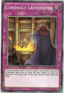Tarjeta común Yu-Gi-Oh de lavado de contratos DOCS-EN096 1ª edición - Imagen 1 de 3