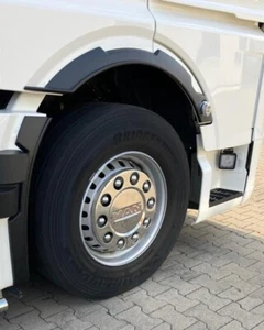 2 Stück Radblende MAN Poliert LKW 22,5"Felge Radbolzenabdeckung Edelstahl - Bild 1 von 3