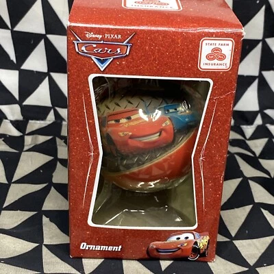 DISNEY PIXAR CARS Lightning McQueen State Farm Christmas Ornament Promo - Image 1 of 4