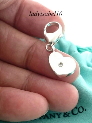 Tiffany & Co. Corazón Diamante Dije Moderno Paloma Picasso Langosta Colgante Plata Foto 1 de 4