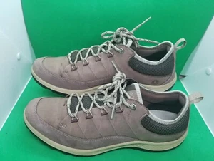 Ecco Women's Receptor Lite Lace Up Hiking Brown Suede Shoes Size Eu 41, 10/10.5 - Picture 1 of 11