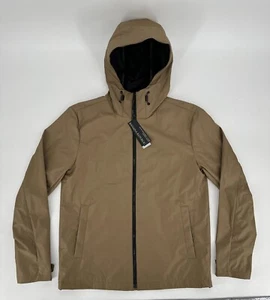 Banana Republic Jacket Mens Small Water Resistant 3-Layer Anorak Burlwood Brown - Picture 1 of 13