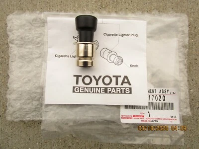 FITS: 81 - 88 TOYOTA CRESSIDA CIGARETTE LIGHTER KNOB GENUINE OEM NEW - Image 1 of 3