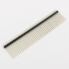 5Pcs Gold Plated 2mm 2.0mm Pitch 40 Pin Single Male Long Header Strip L= 19mm