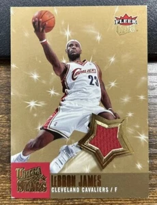 Lebron James 2007-08 NBA Fleer Ultra - Ultra Stars Game-Used #US-1 Cavaliers - Picture 1 of 2