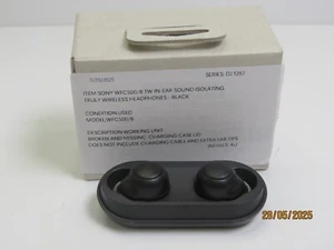 Sony WF-C500 Truly Wireless In-Ear Bluetooth Headphones (WITH ISSUE) [DJ1287] - Picture 1 of 5
