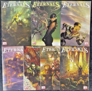 Eternals #1-7 komplette Serie (Marvel Comics 2007) Neil Gaiman - John Romita Jr - Bild 1 von 1