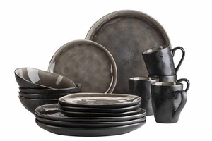 Mäser 27,5Braun / SchwarzSteinzeug Geschirr-Set, Keramik Niara Organic NEU & OVP - Bild 1 von 5