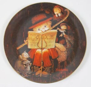 1981 Schmid Juan Ferrandiz "The Flutist" Collector Plate 1st Music Makers Series - Picture 1 of 9