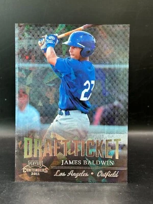 2011 Playoff Contenders DRAFT Tickets JAMES BALDWIN Crystal Collection /299 DT58 - Image 1 of 2