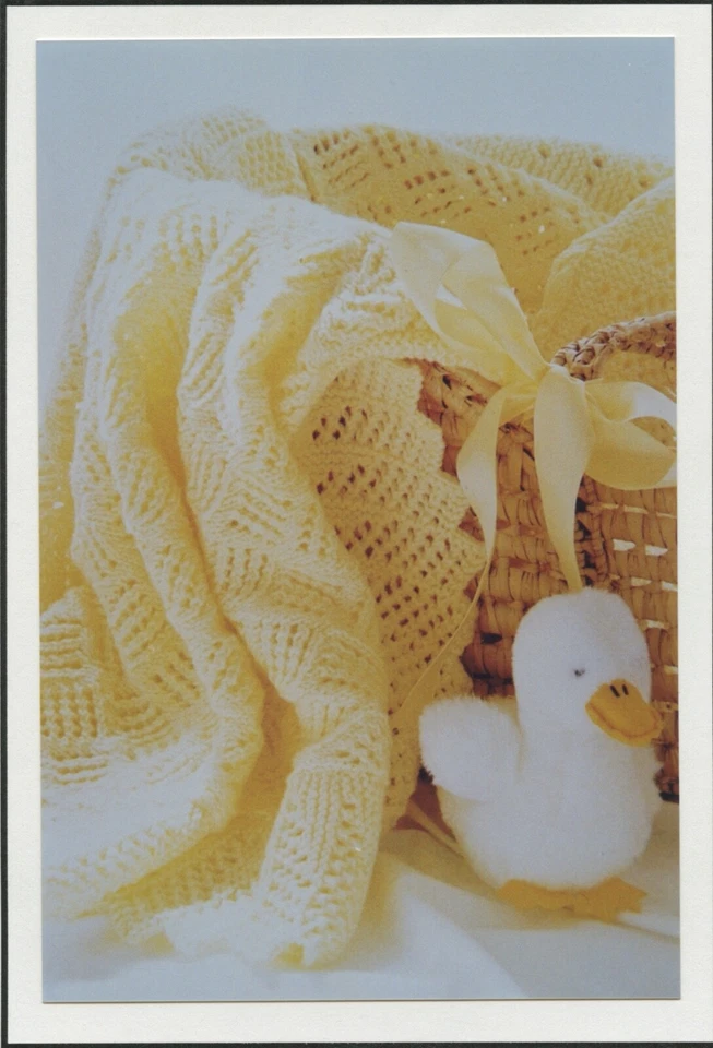 Plymouth Knitting Pattern P158 Dreambaby DK or Encore DK Lace Afghan - Image 1 of 3